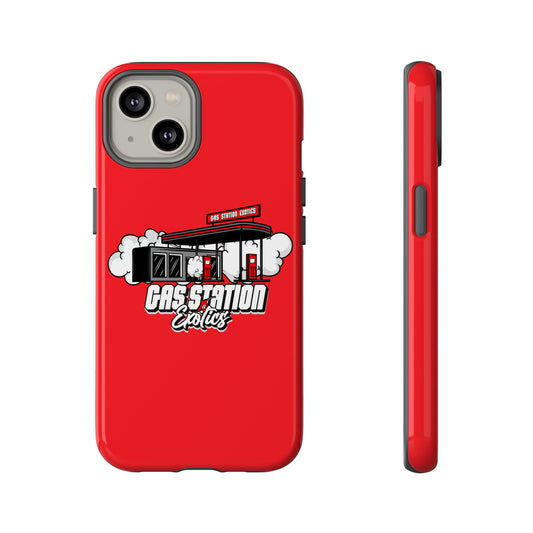 Tough Cases - Gas Station Classics Phone Case | Durable & Stylish Red Phone Cover