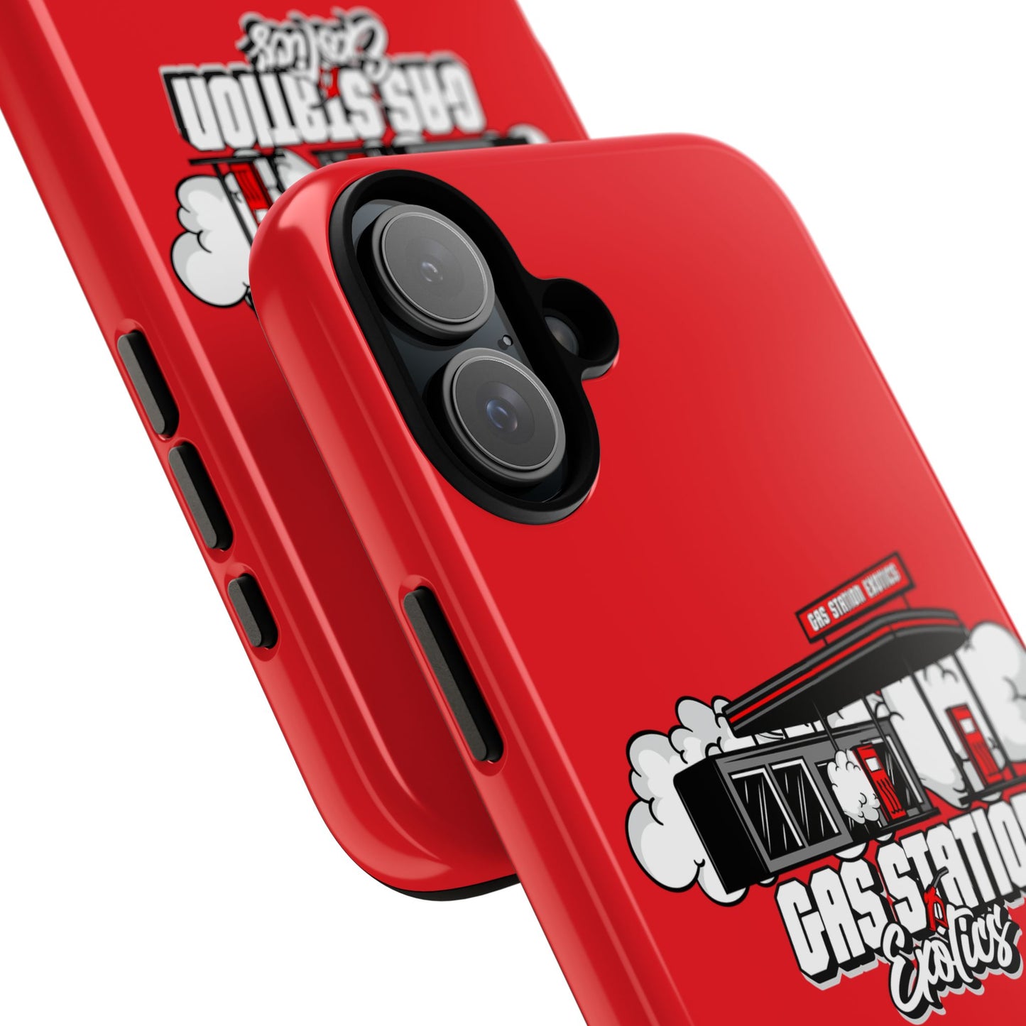 Tough Cases - Gas Station Classics Phone Case | Durable & Stylish Red Phone Cover
